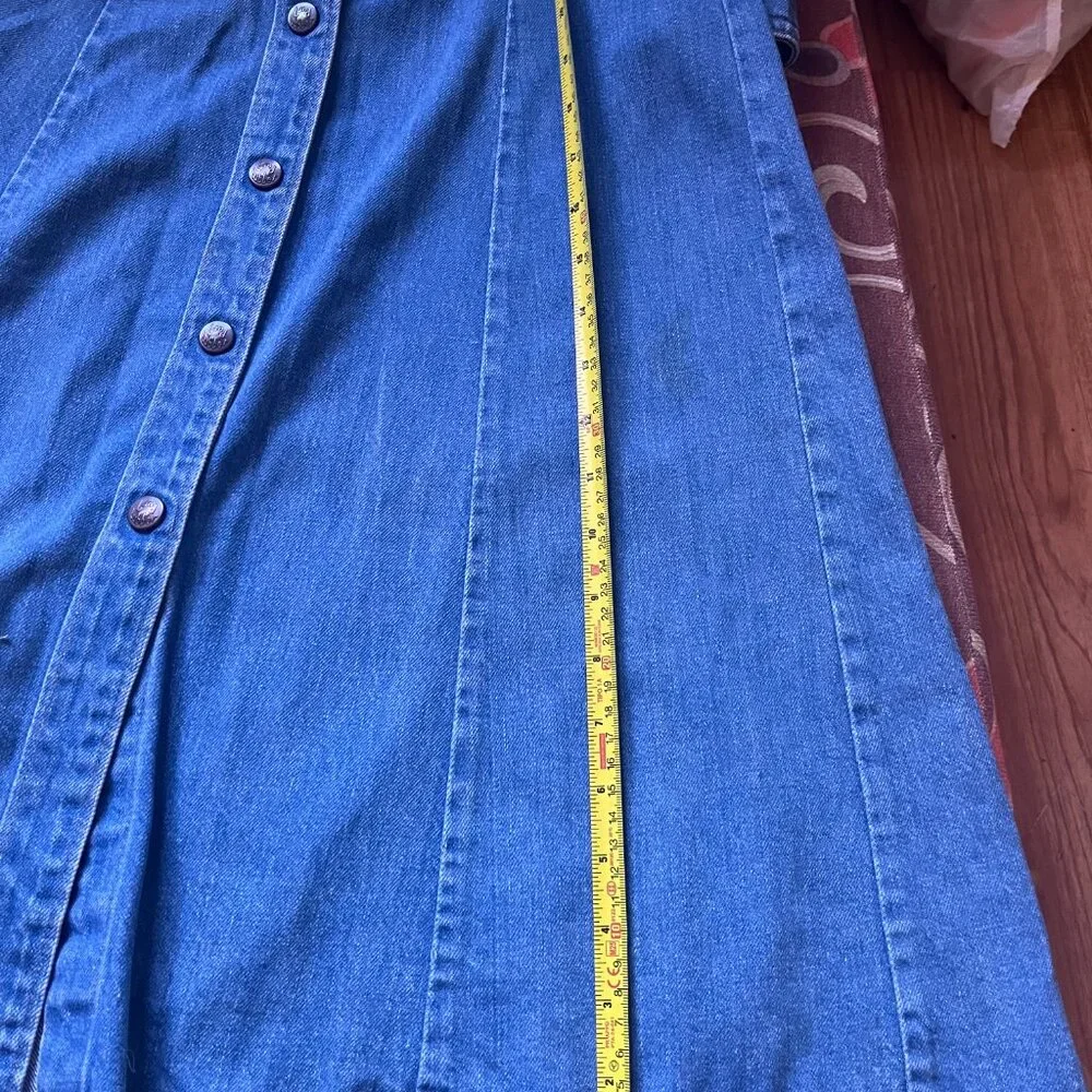 Vintage 1970s Landlubber Denim Dress - Picture 9 of 10